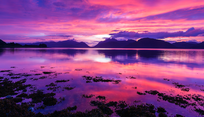 Spectacular Sunset on Loch Linnhe in Ketallen, door Loïc Lagarde, via Flickr.